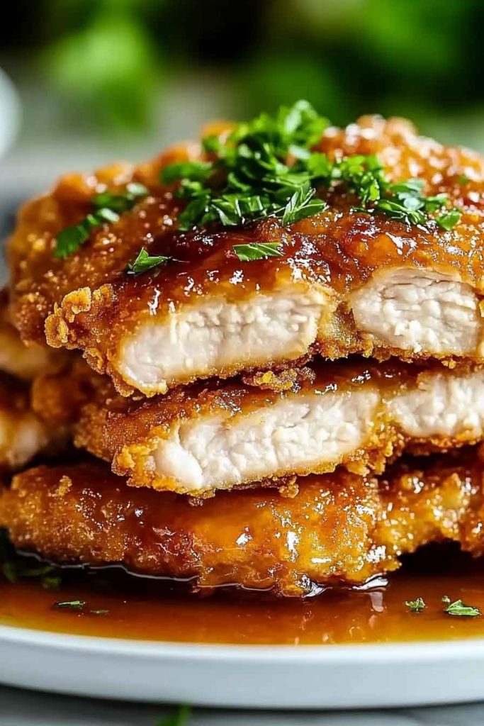 Double Crunch Honey Garlic Chicken