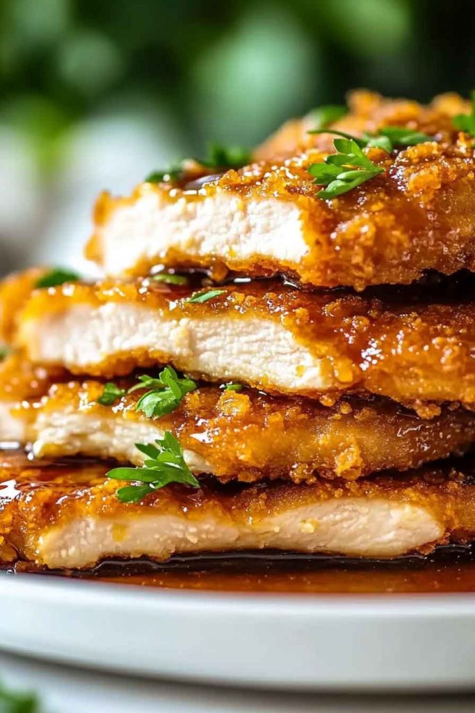 Double Crunch Honey Garlic Chicken