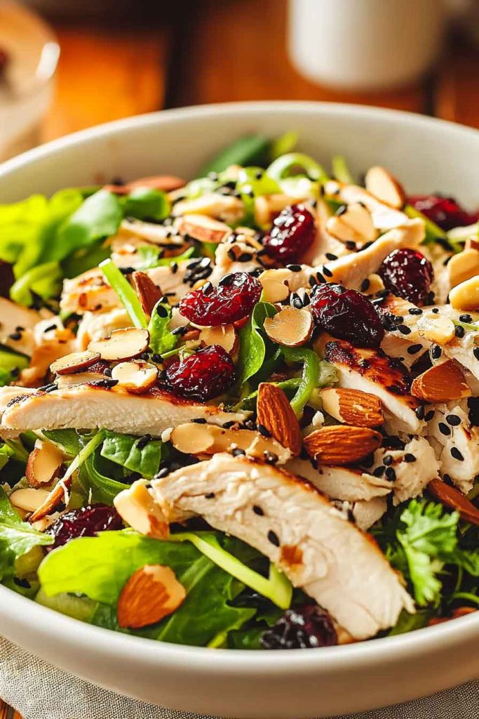 How to Make Easy Asian Chicken Cranberry Salad