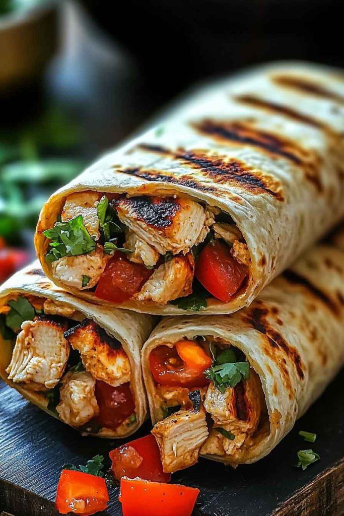 How to Make Easy Chipotle Ranch Chicken Burrito