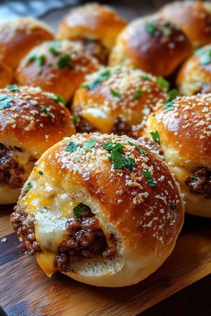 How to Make Easy Garlic Parmesan Cheeseburger Bombs