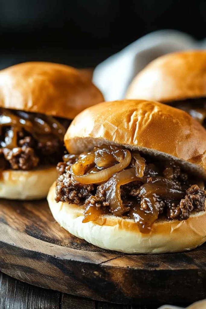 French Onion Beef Joes Recipe