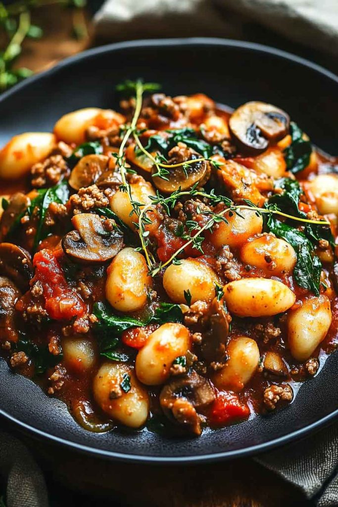 Ingredients for Gnocchi Tomato Sauce One Pan