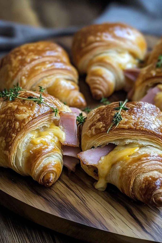 Ingredients for Ham and Cheese Crescent Rolls