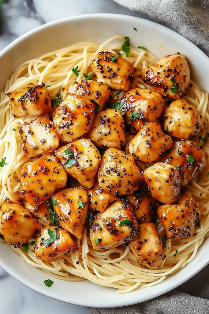 How to Make Honey Pepper Chicken Pasta 