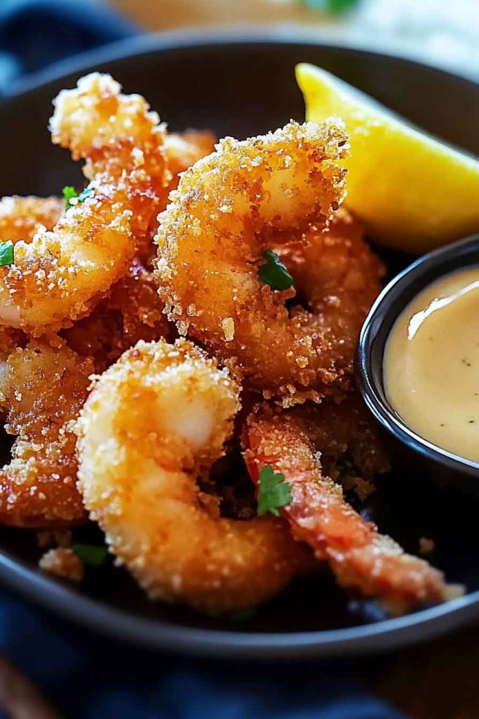 Ingredients for Japanese Style Deep Fried Shrimp