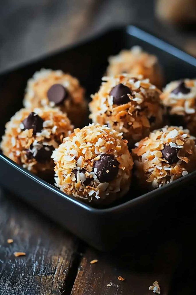 No Bake Chocolate Coconut Balls