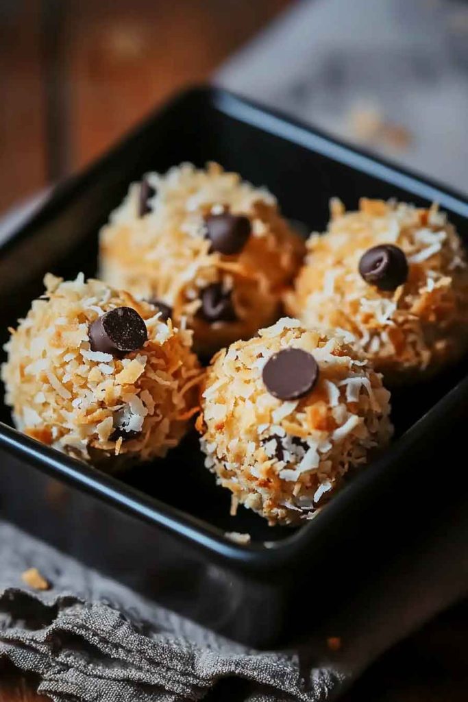 No Bake Chocolate Coconut Balls