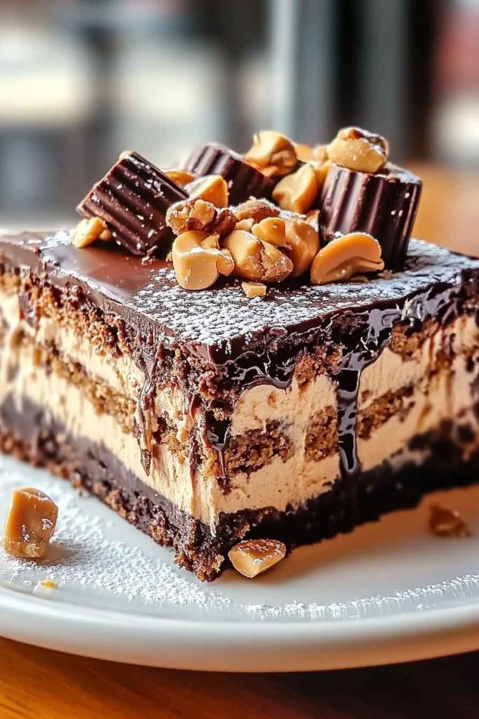 Peanut Butter Cup Dump Cake