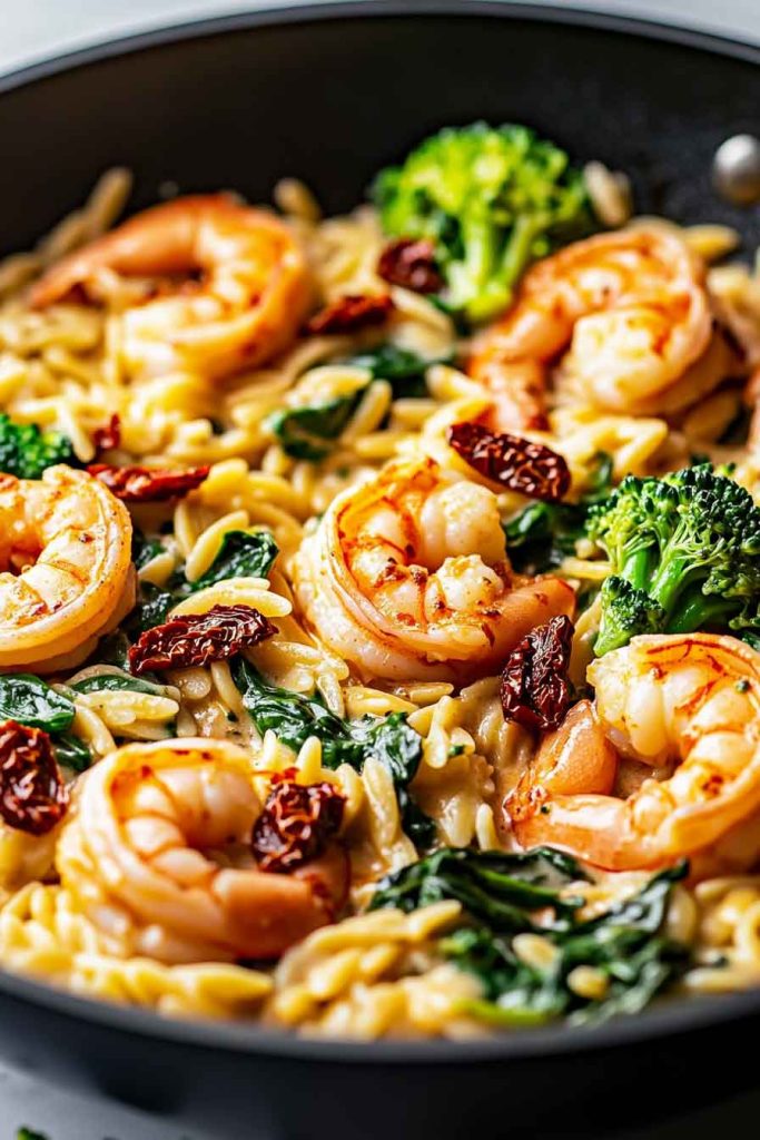 Variations for Prawn Orzo Sun Dried Tomatoes