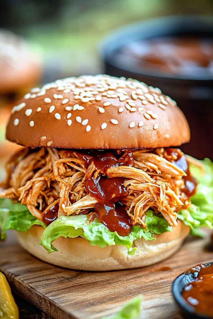 Pulled Chicken Crockpot Bbq Chicken