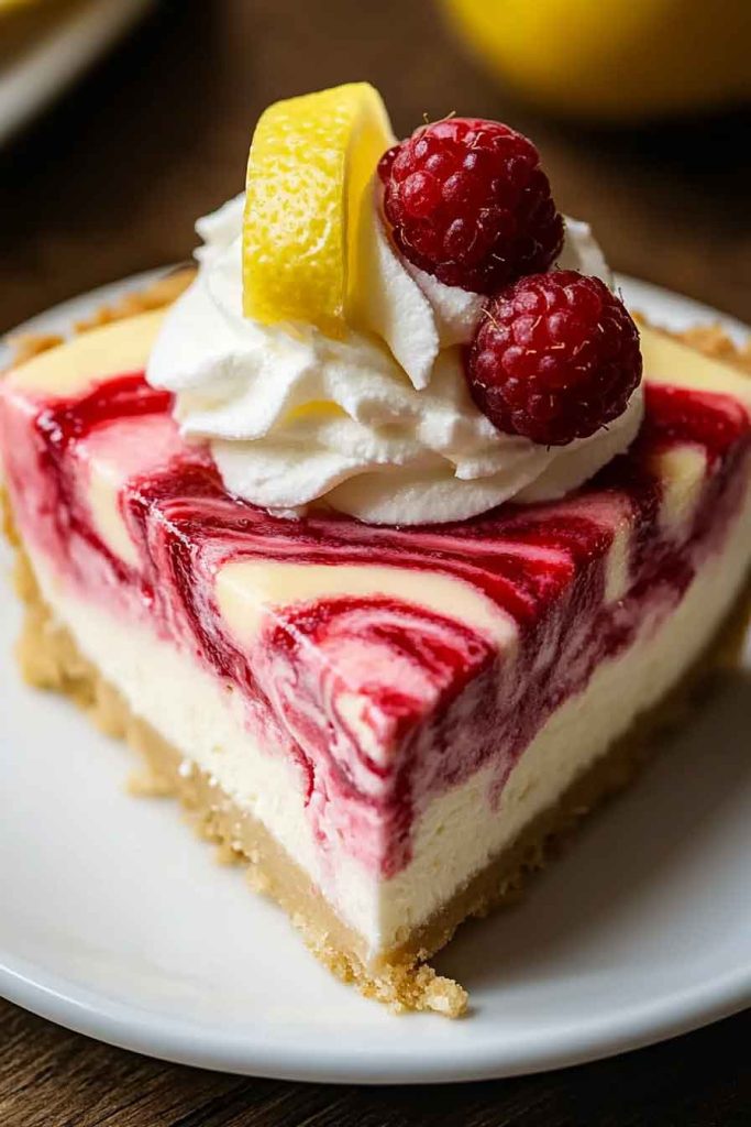 How to Make Raspberry Lemon White Chocolate Cheesecake 