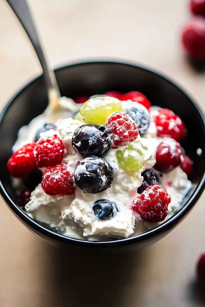 Red White Blue Cheesecake Salad
