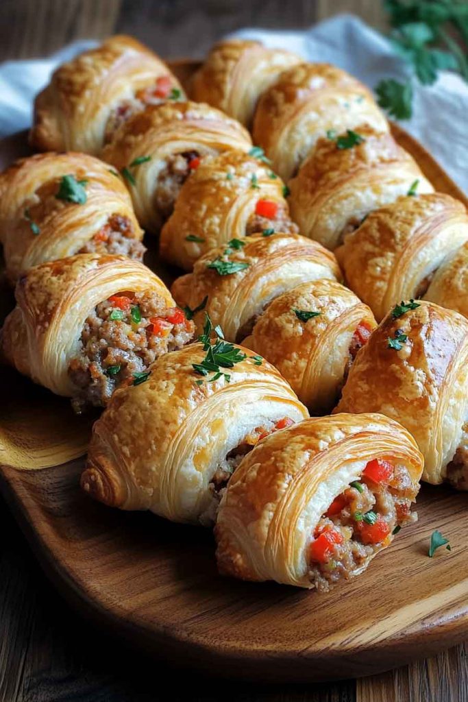 Ingredients for Sausage Rotel Cream Cheese Rolls