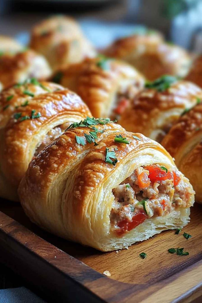 Sausage Rotel Cream Cheese Rolls