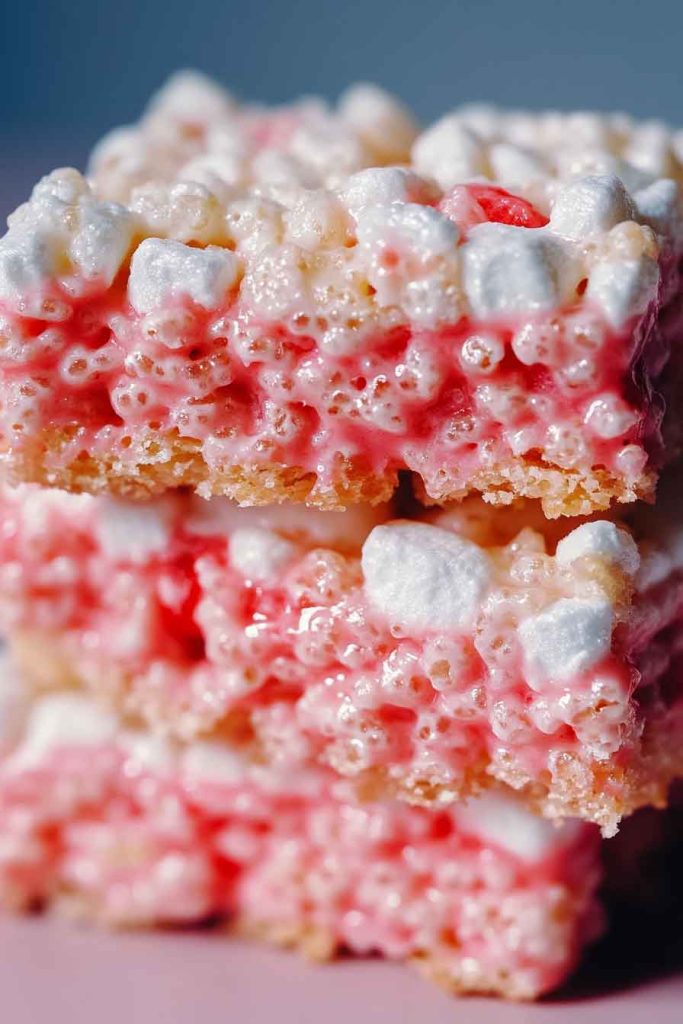 Strawberry Crunch Rice Krispie Treats