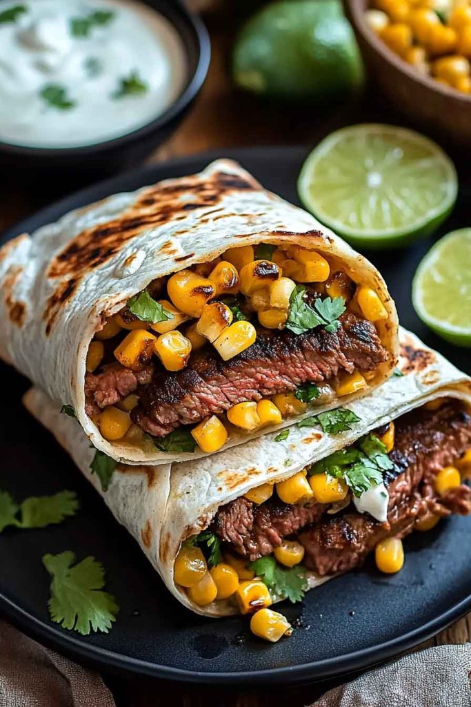 How to Make Street Corn Steak Crunch Wraps
