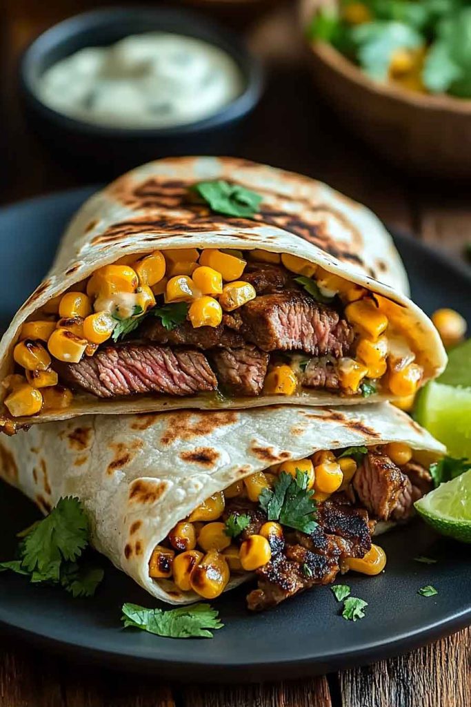 Street Corn Steak Crunch Wraps