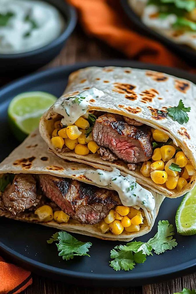 Street Corn Steak Crunch Wraps