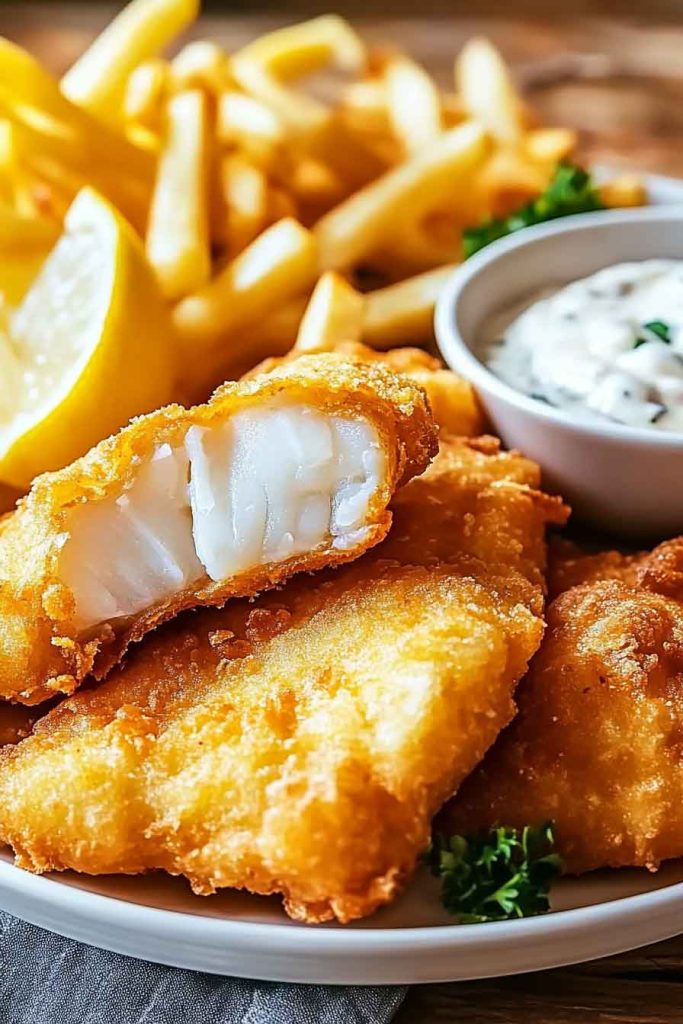 Super Crispy Fish And Chips