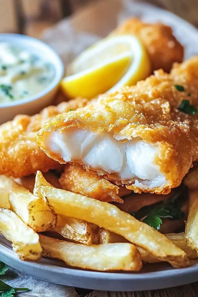 Super Crispy Fish And Chips