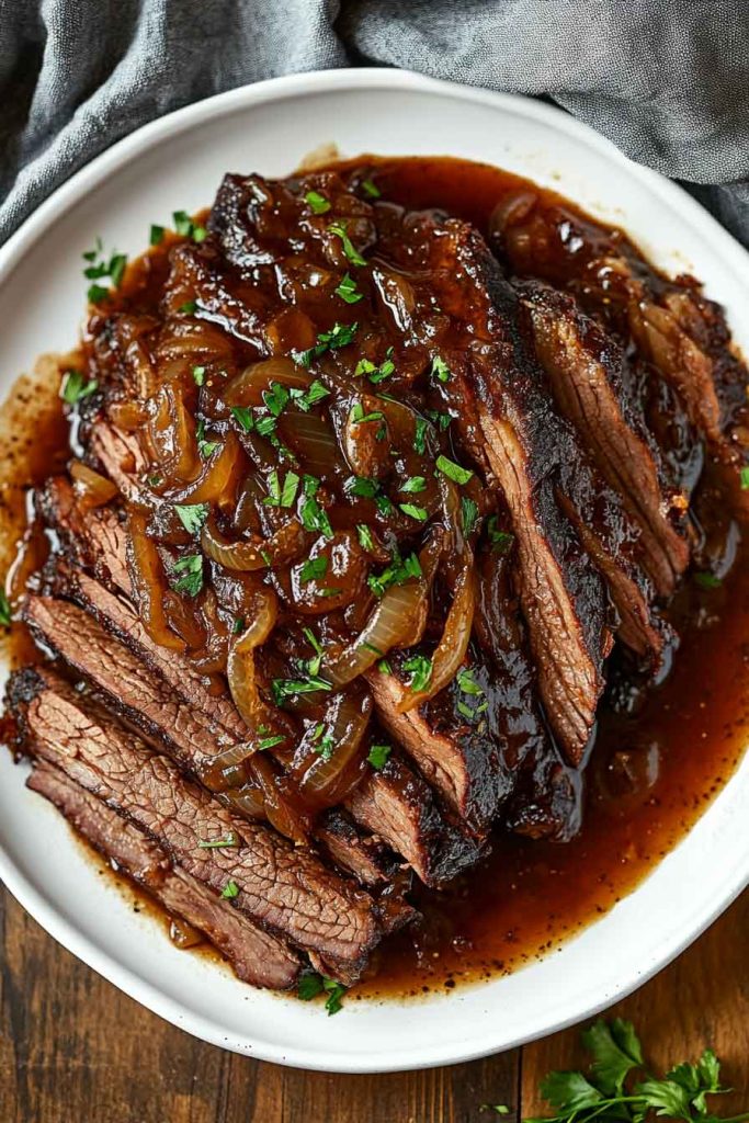 Ingredients for Sweet Tangy Slow Cooker Brisket