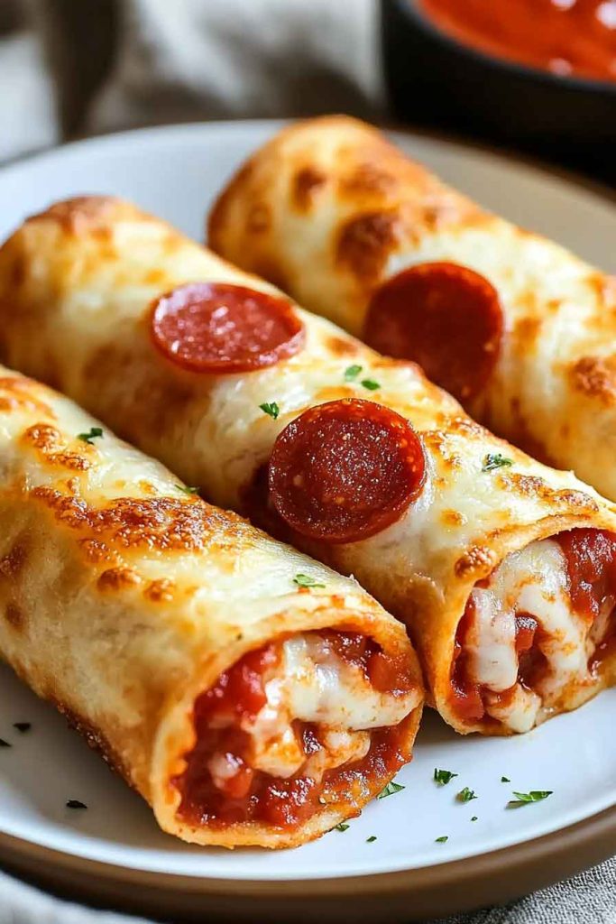 Ingredients for Air Fryer Pizza Roll Ups