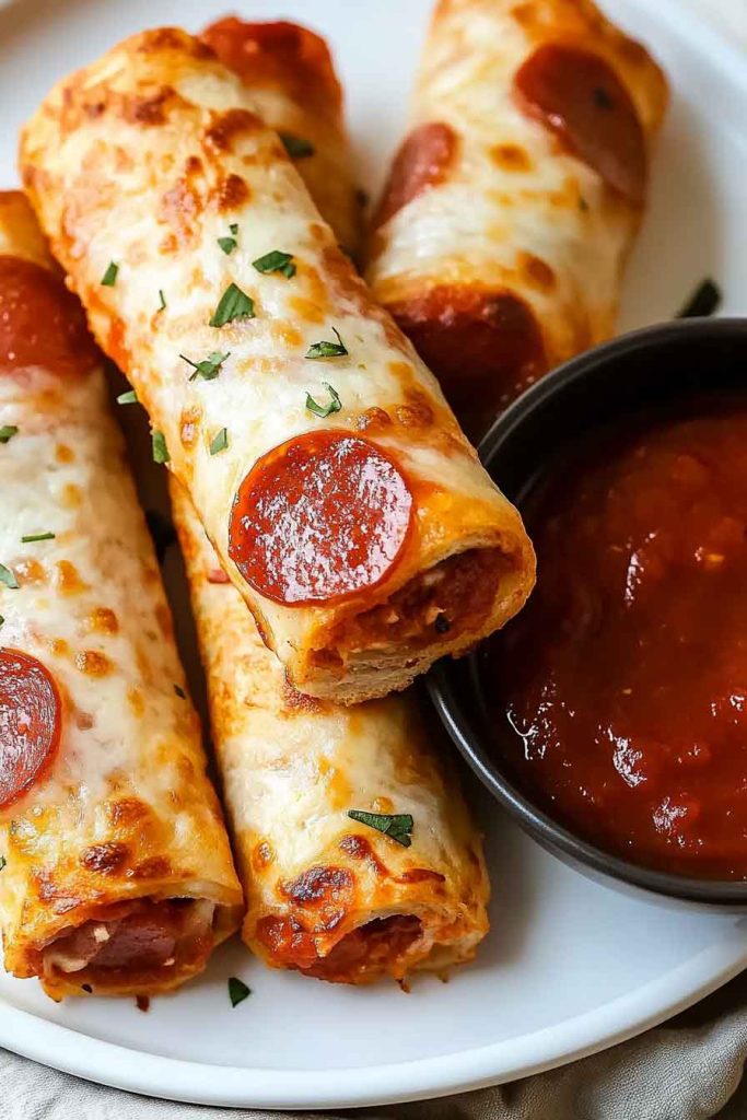 Air Fryer Pizza Roll Ups