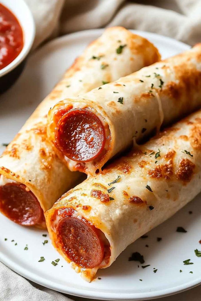 Air Fryer Pizza Roll Ups