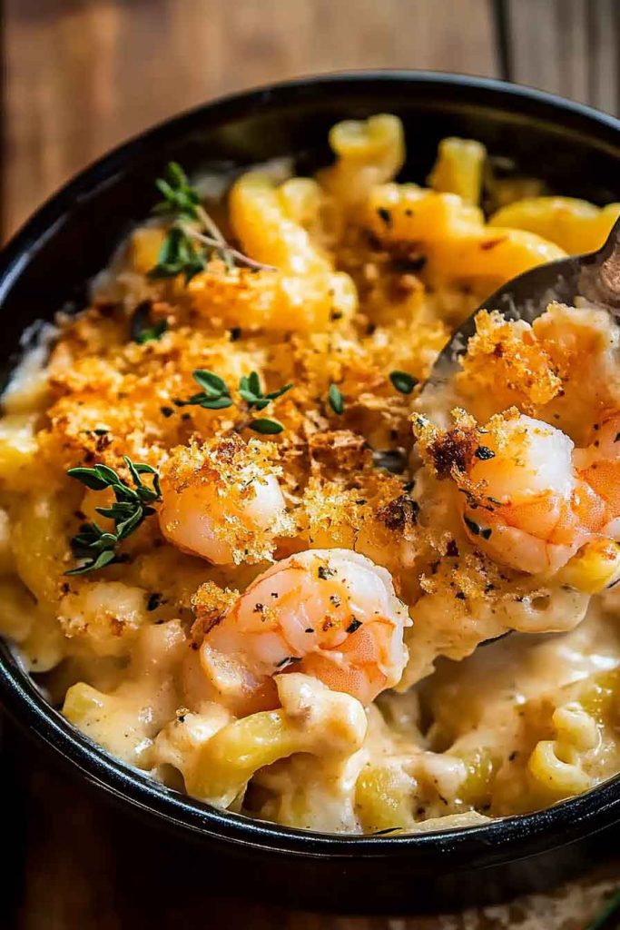 Cajun Shrimp Crab Mac Cheese