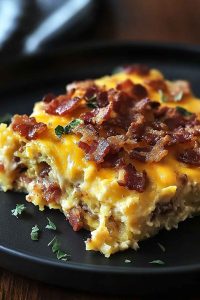 Cheesy Ranch Breakfast Bake