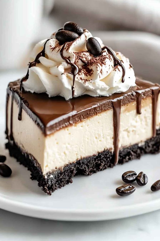 Ingredients for Espresso Cheesecake with Chocolate Ganache