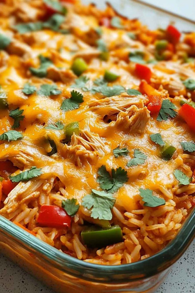Fajita Chicken Casserole Bake