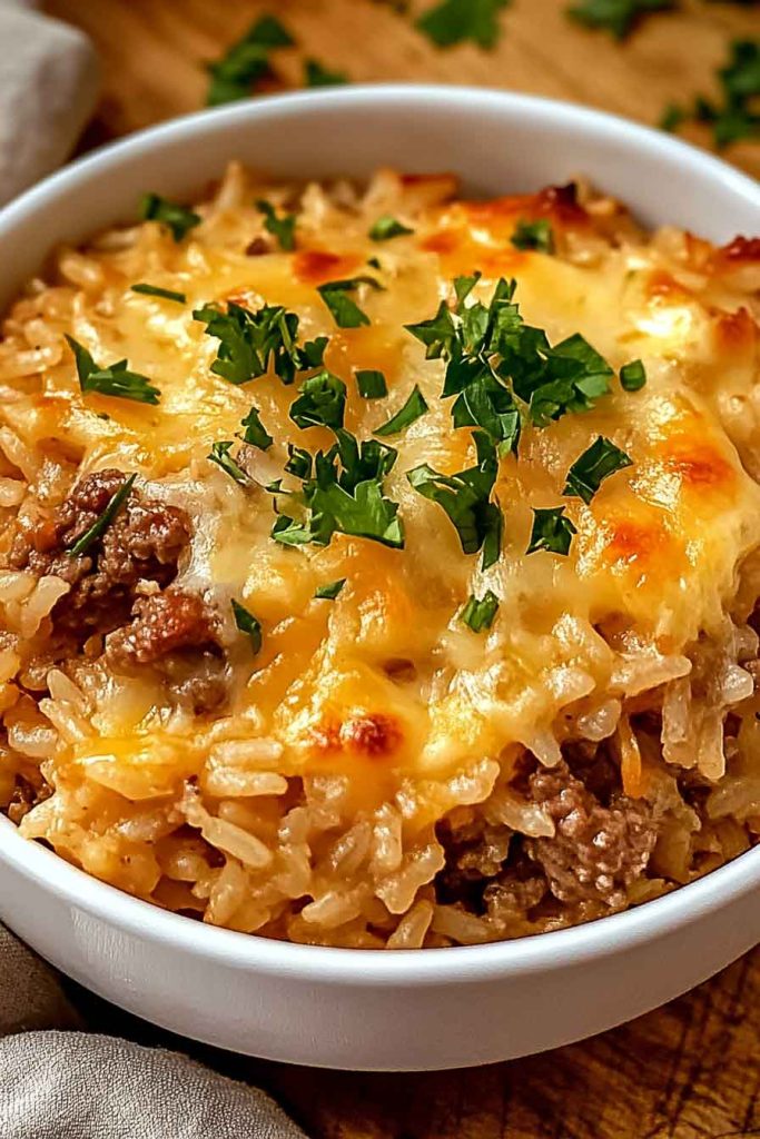 How to Make French Onion Beef Rice Casserole 
