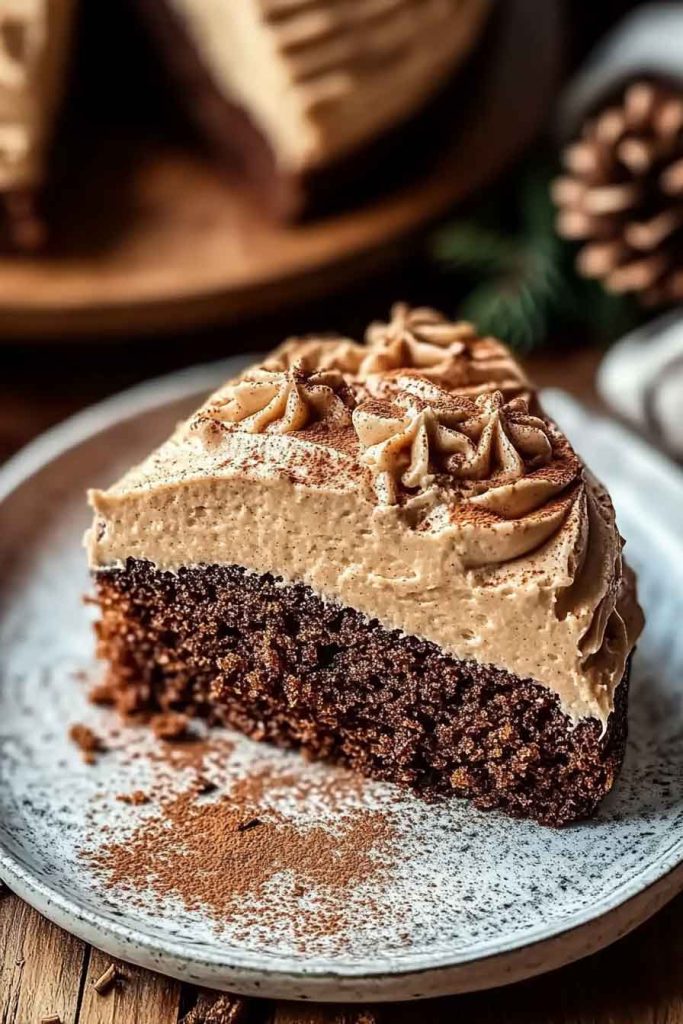 Gingerbread Cake Cinnamon Molasses Frosting