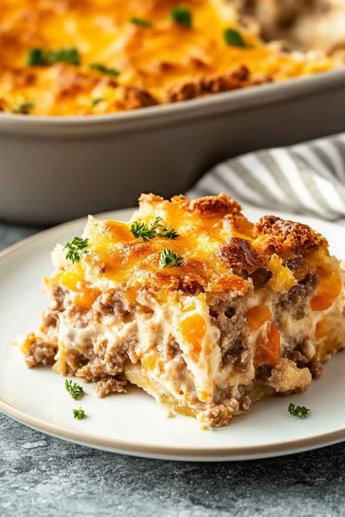 Ground Beef Potato Casserole