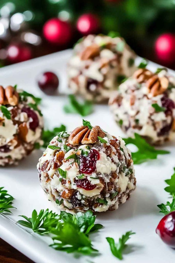 Holiday Goat Cheese Truffles