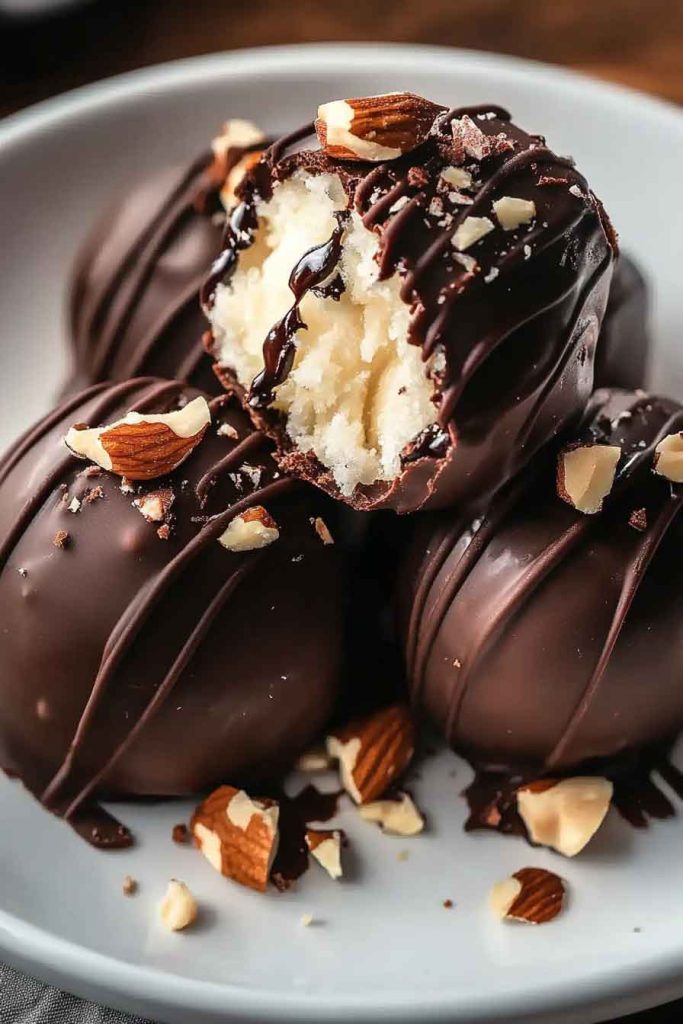 Ingredients for Peanut Butter Ice Cream Truffles