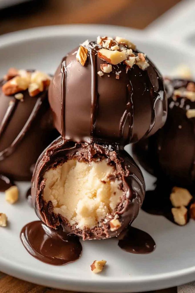 Peanut Butter Ice Cream Truffles