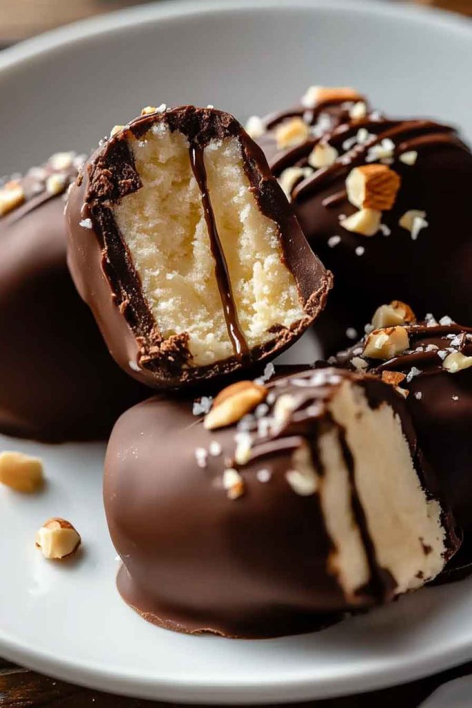 Peanut Butter Ice Cream Truffles