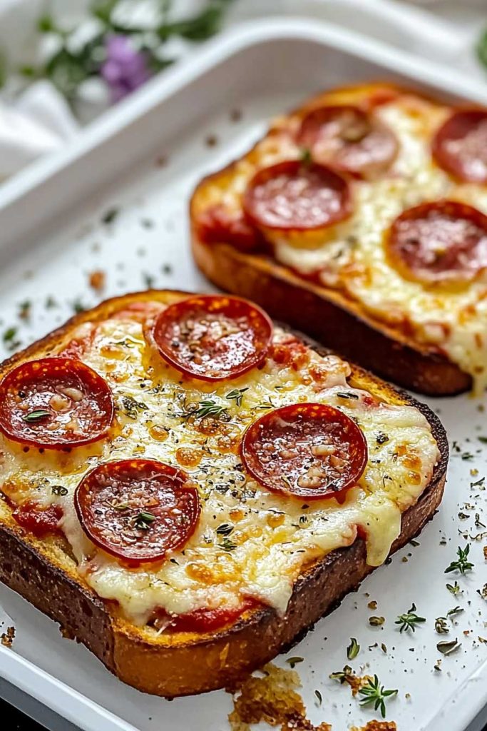 Air Fryer Pizza Toast