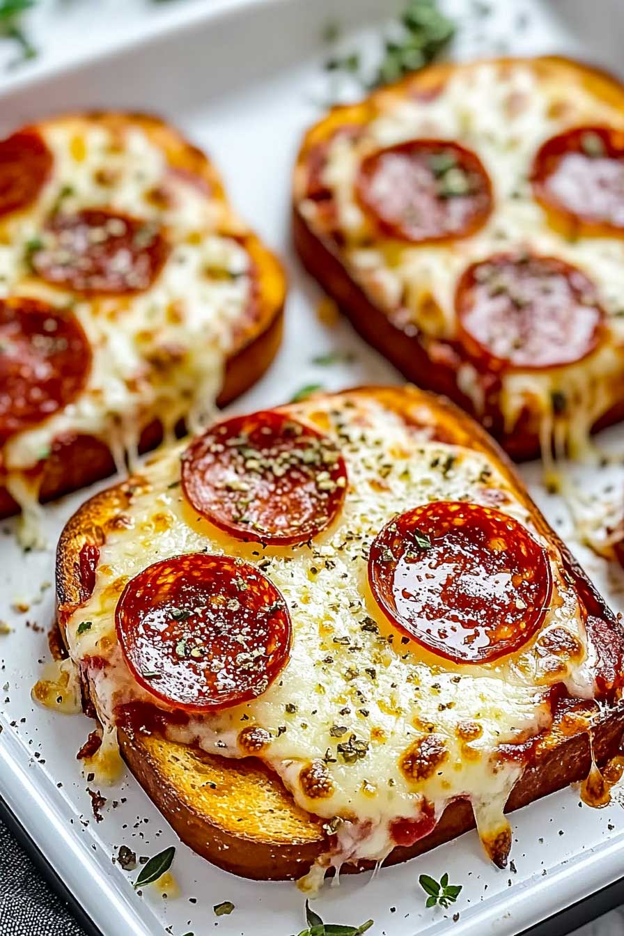 Air Fryer Pizza Toast