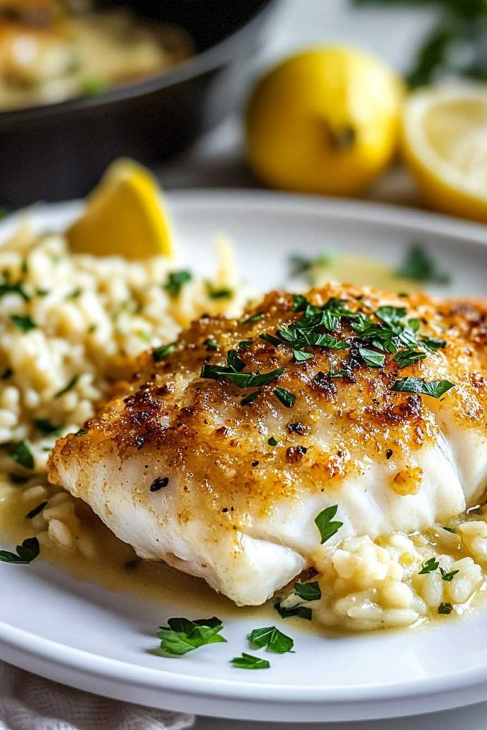 Baked Cod with Lemon and Garlic