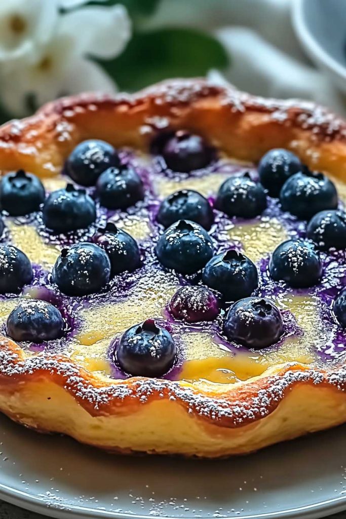 Blueberry Lemon Dutch Baby