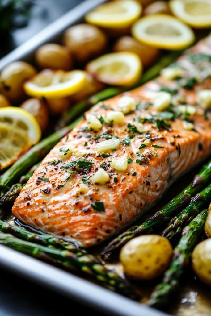 Garlic Butter Baked Salmon