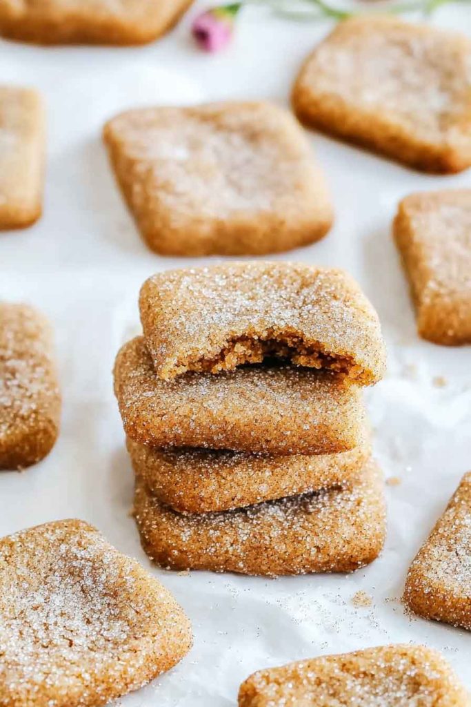 Crispy Cinnamon Sugar Cookies