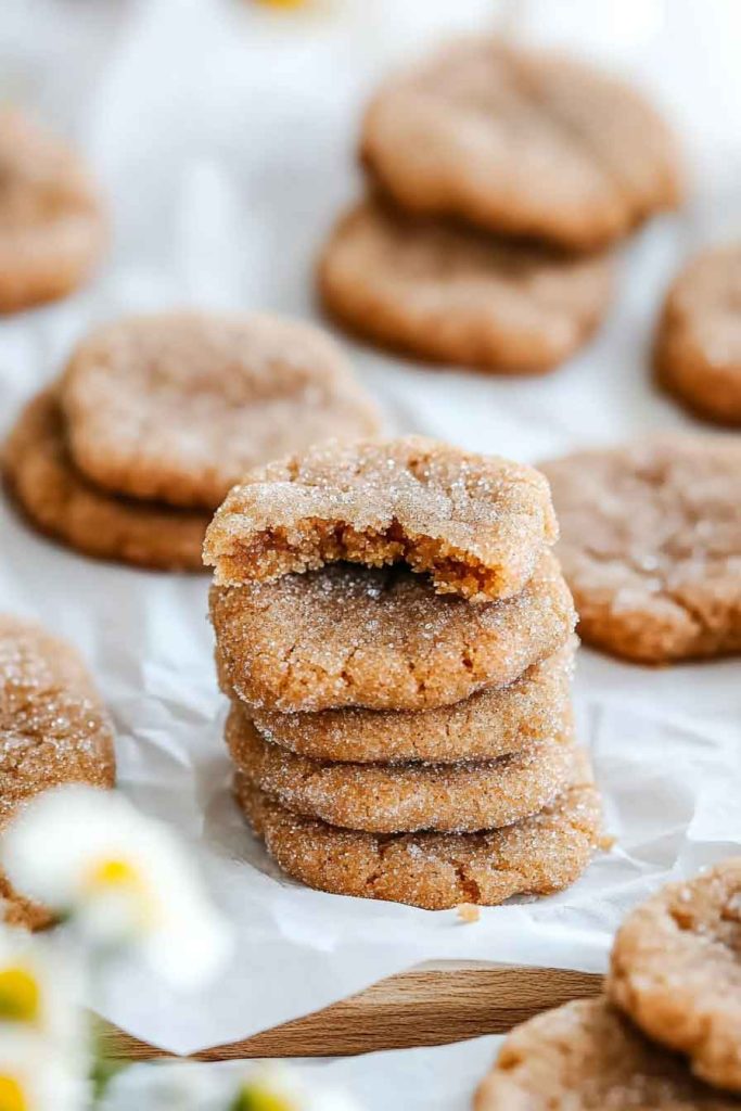 Crispy Cinnamon Sugar Cookies