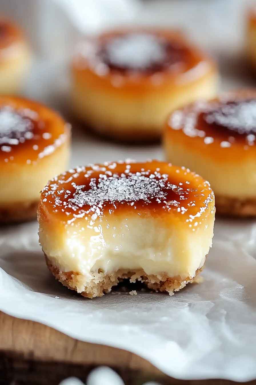 Vanilla Bean Crème Brûlée Cheesecake