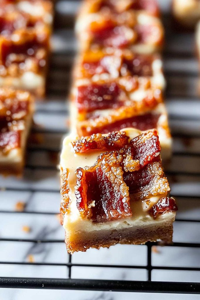 Boursin Candied Bacon Crackers