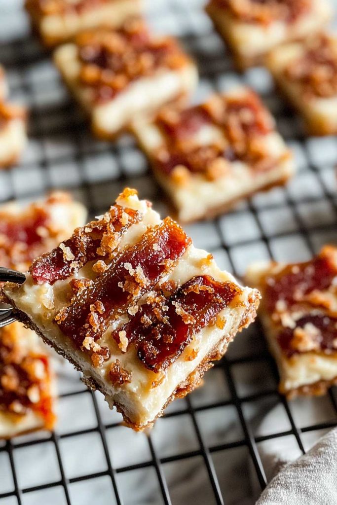 Boursin Candied Bacon Crackers